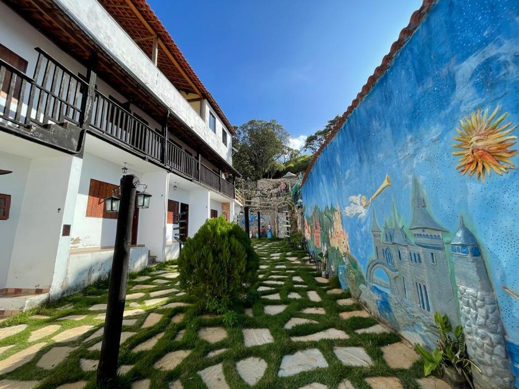 Pousada Rosa Mistica Hotel São Tomé das Letras Buitenkant foto